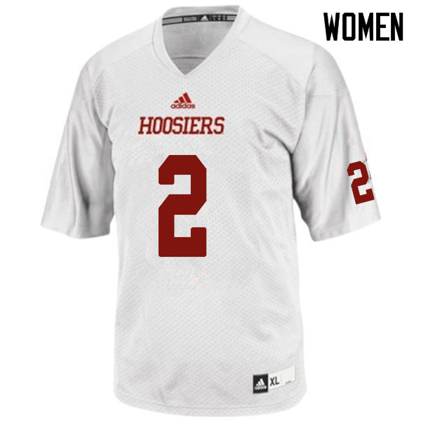 Women #2 Reese Taylor Indiana Hoosiers College Football Jerseys Sale-White